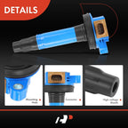 6X Blue Ignition Coil for Ford F-150 (2011-2016), Explorer (2013-2019), Taurus