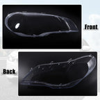 Pair Front Headlight Lens Cover Cap for BMW X5 E70 (2007-2013)