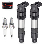 2X Ignition Coils Iridium Spark Plugs Kit for Kawasaki Versys KLE650 (2015–2024)