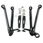 Black Rear Footrest Footpeg Bracket for Suzuki GSXR1000 (2003-2006)