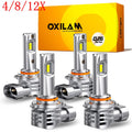 Set of 4 9005 9006 LED Headlight Kit Bulbs 6500K Cool White High Low Beam
