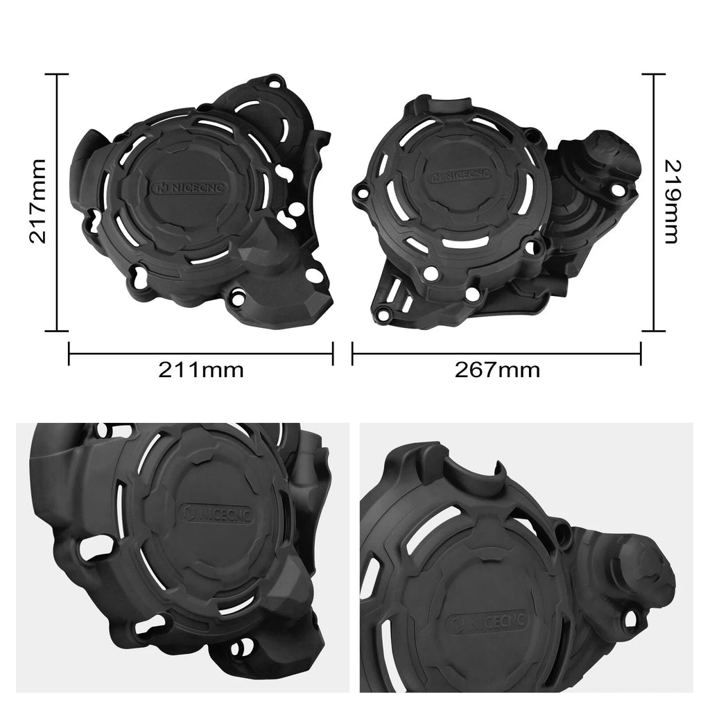 Clutch Cover Ignition Guard Protector for KTM 250 300 XCW EXC (2024–2026)