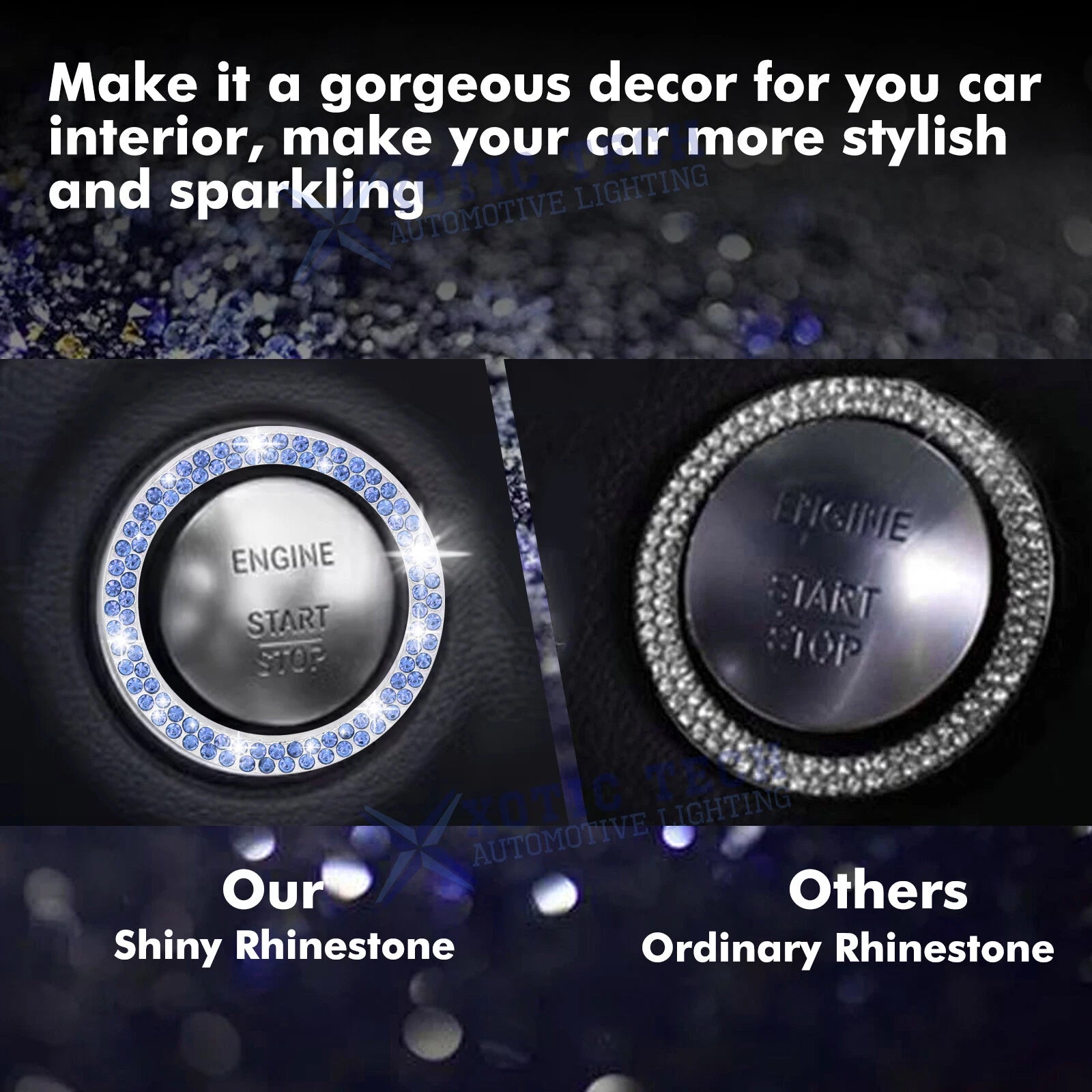 Decorative Start Switch Trim for Dodge Charger (2015-2023)