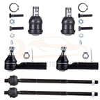 Set of 6 Front Inner Outer Tie Rod Lower Ball Joints for Dodge Grand Voyager