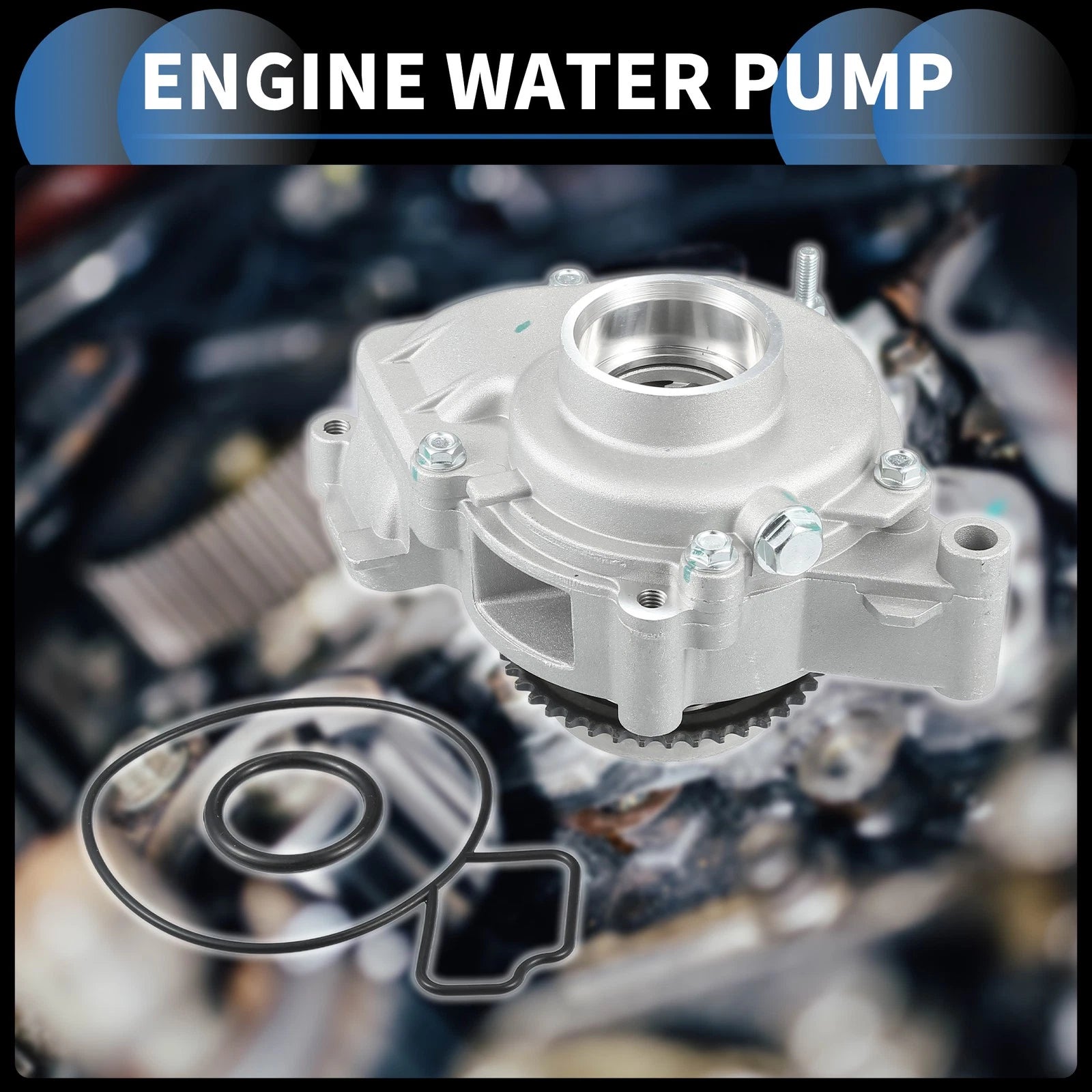 Water Pump for Chevrolet Captiva Sport (2010–2015) No. 24439798 w/ Rubber Ring Kit