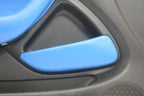 Front Insert Door Panel Cover for Acura RSX (2002–2006) Blue Leather Synthetic