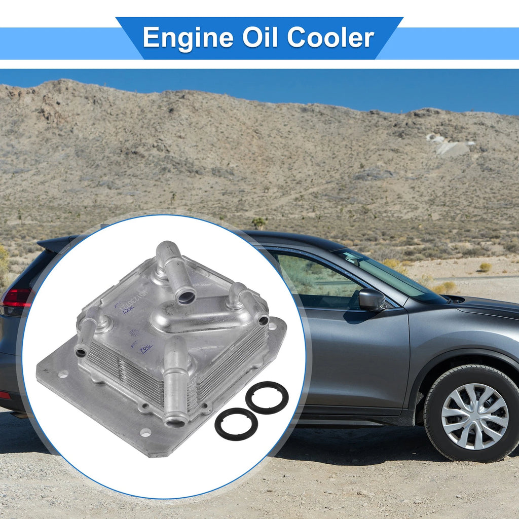 Engine Oil Cooler with Seals for Nissan Altima Maxima (2002–2018) No. 2160628X0B