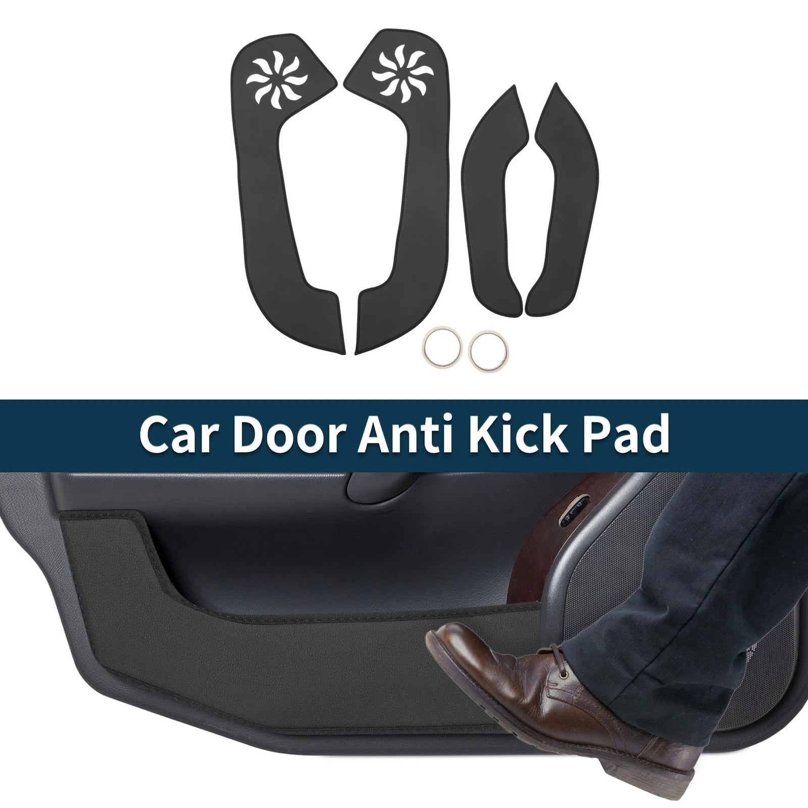 Set of 1 Car Door Anti Kick Pad Sticker Protector for Hyundai Accent (2006–2011)