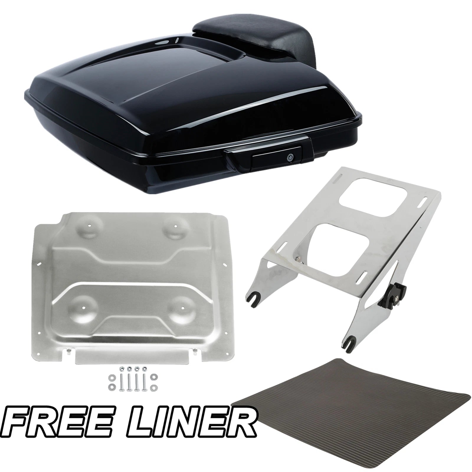 Razor Trunk Pad Mount Rack Plate for Harley Street Road Glide (2014–2023)