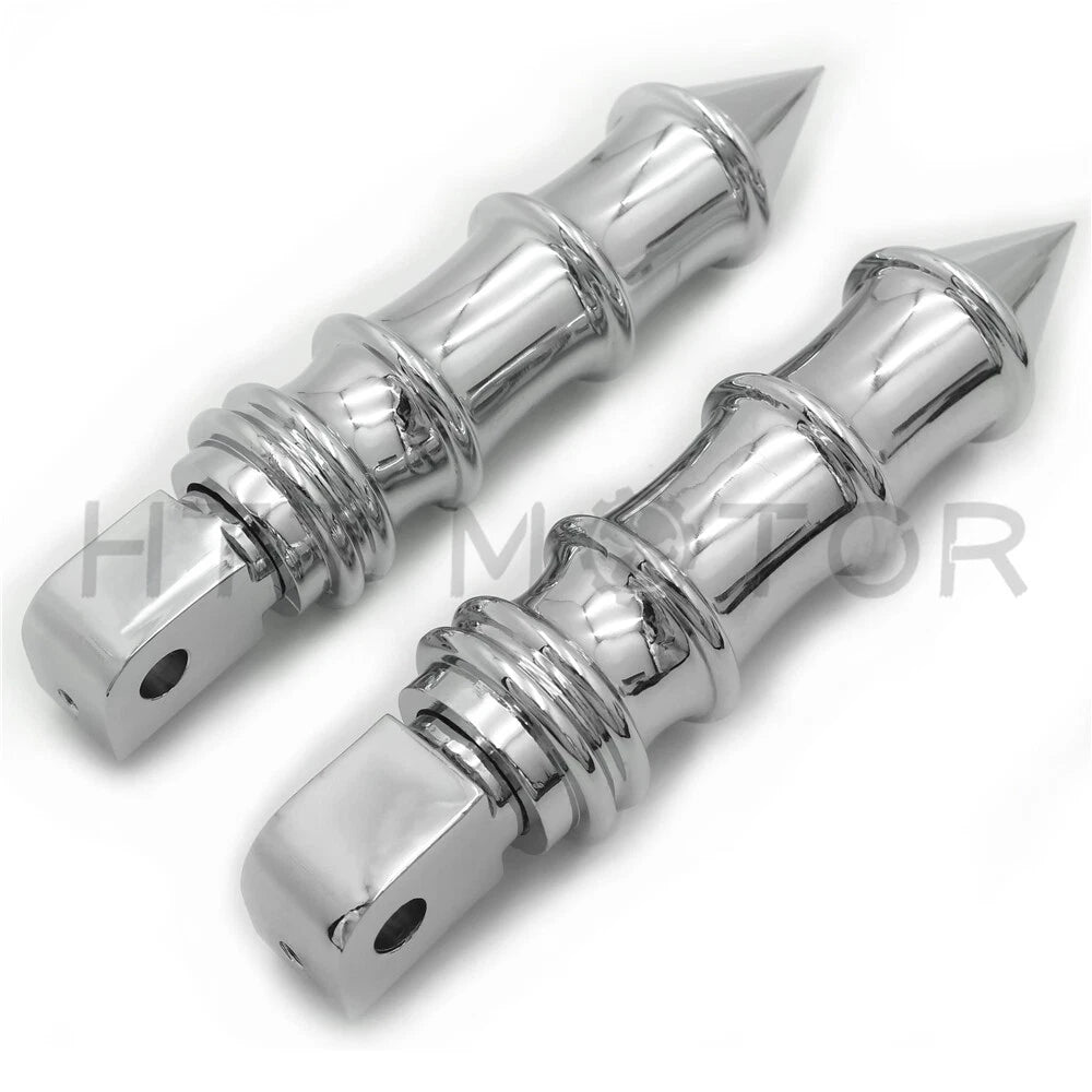 Spike Bamboo Footpeg Footrest for Suzuki Volusia 800 (2001–2004) & Honda VTX1800