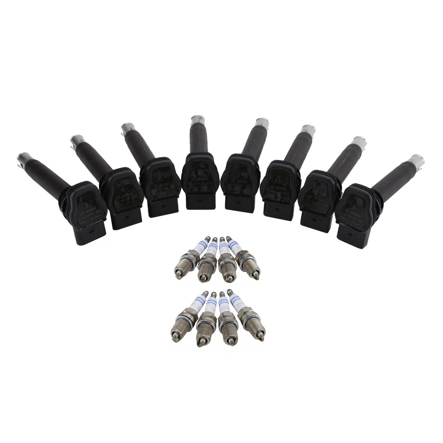 Set of 8 Ignition Coils & Spark Plugs for Audi R8 RS5 V8 (2008–2015)