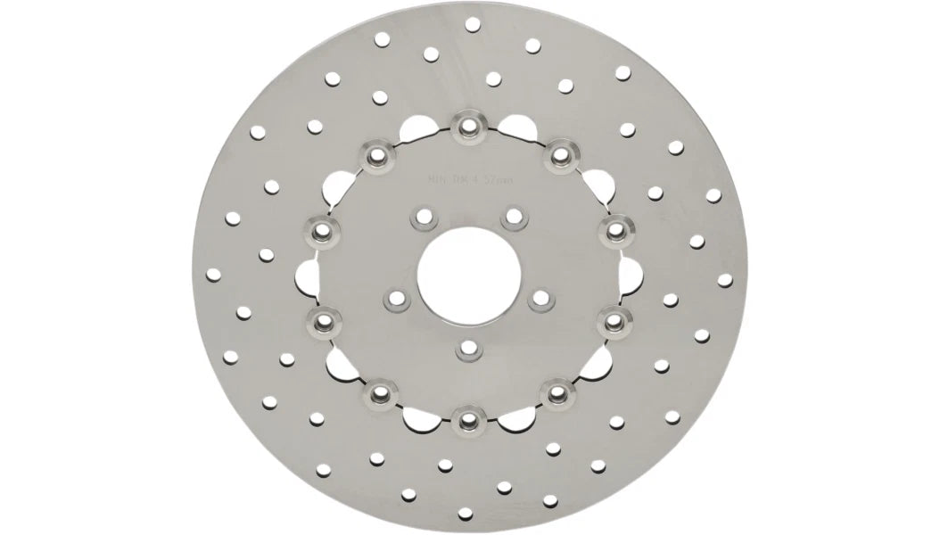 Drag Specialties 11.8" Stainless Steel Front Rotor for Harley Dyna (2006–2010)