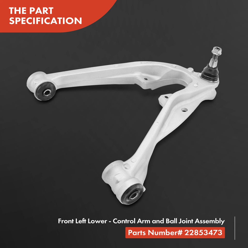 Front Left Lower Control Arm & Ball Joint for Chevrolet Tahoe Yukon (2000-2006)