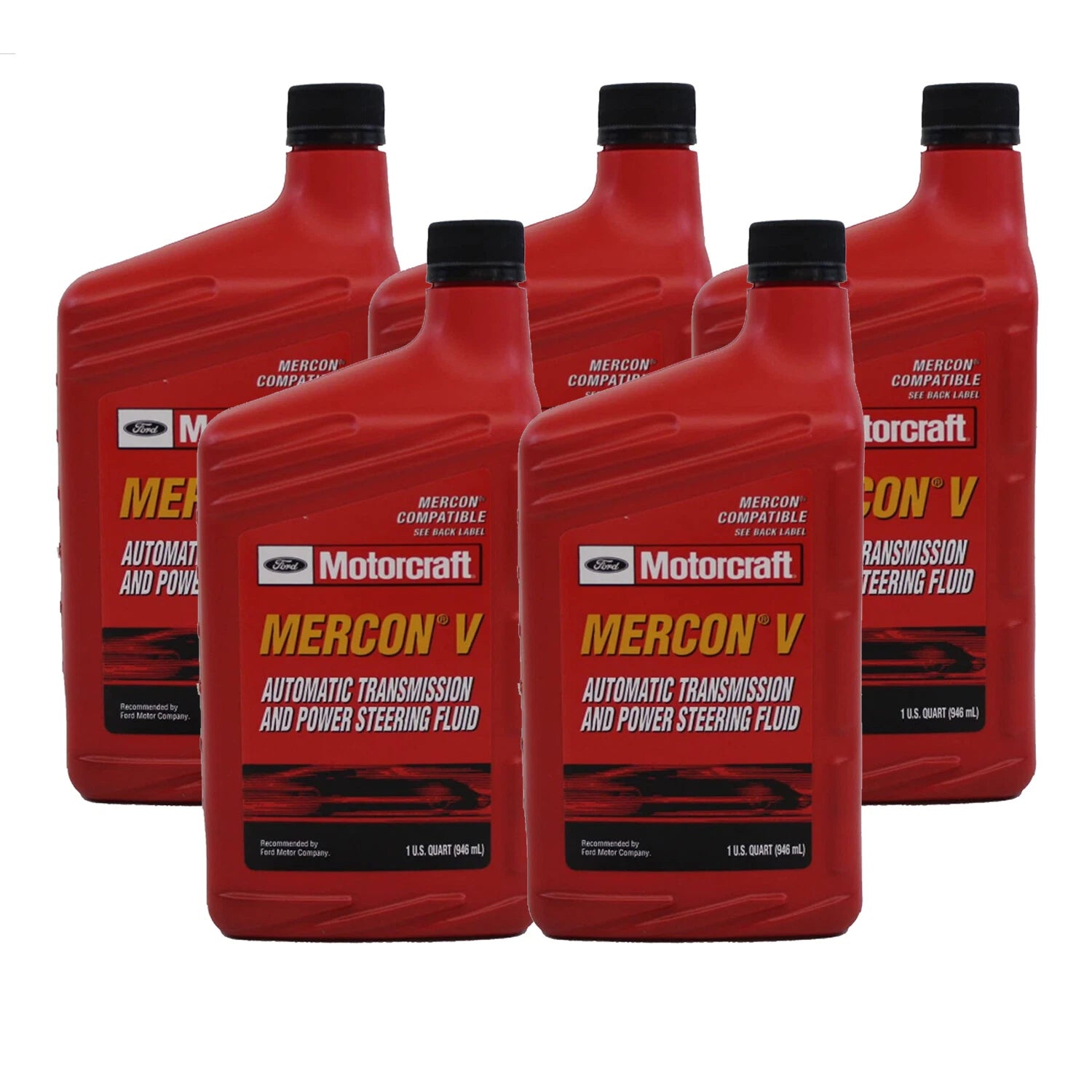 5 Quart Motorcraft ATF Mercon V Automatic Transmission Fluid for