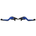 Blue Extendable Brake Clutch Levers for BMW F650GS (2002–2007)