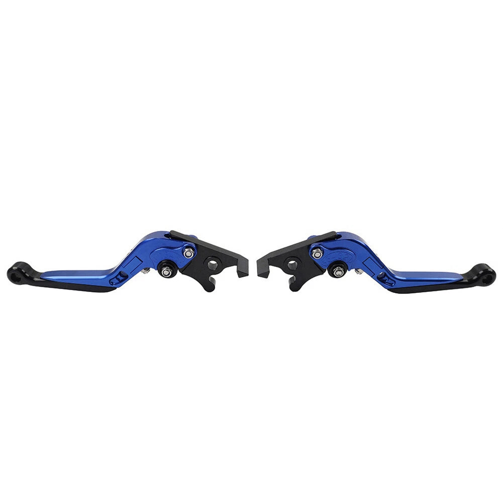 Blue Extendable Brake Clutch Levers for BMW F650GS (2002–2007)