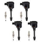 Set of 4 Ignition Coils & Spark Plugs for Honda CR-V Civic Si (2017–2020)
