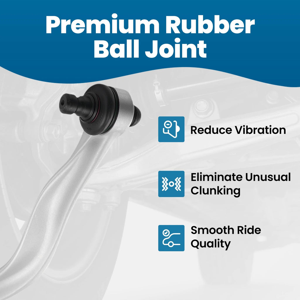 Front LH & RH Upper Control Arms Ball Joint for Audi S4 S6 RS6 (2000–2004)