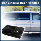Front Left Exterior Door Handle for Hyundai H1 STAREX (2007-2009) Black 1 x