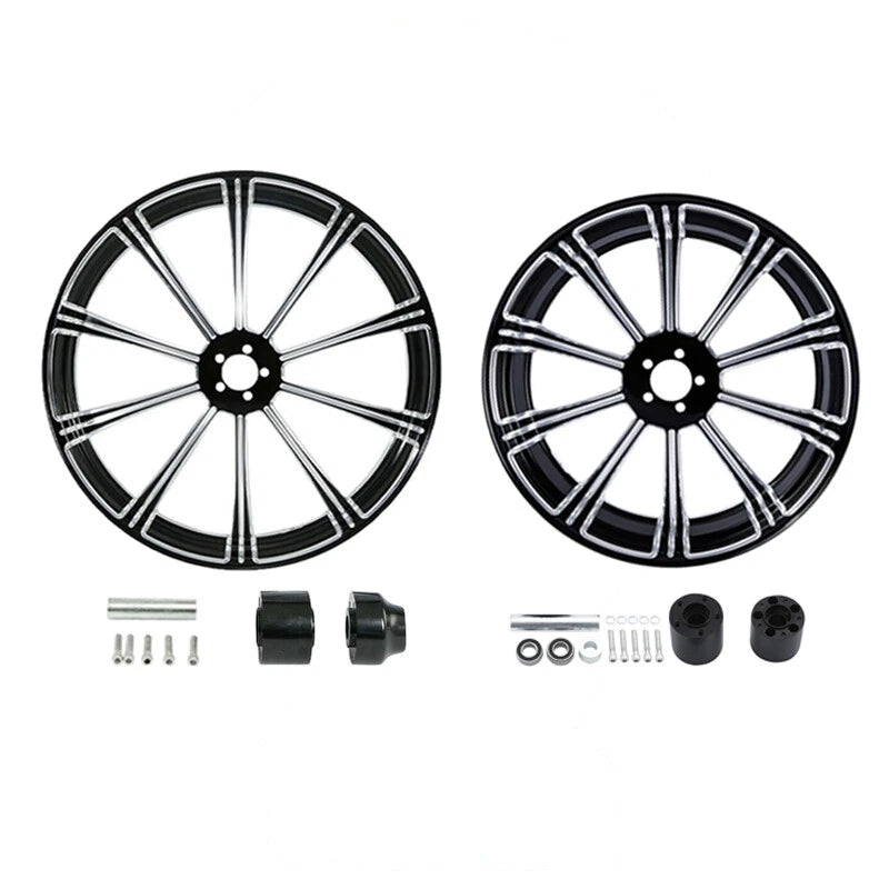 Set of 2 Wheel Rims for Harley Road Glide (2009–2023) 23" Front & 18" Rear