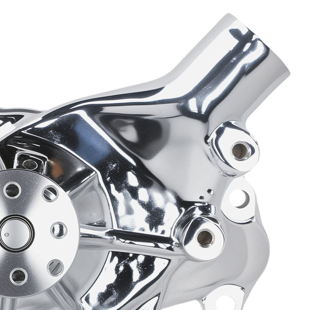 Long Water Pump for Chevy Big Block 396 402 427 454 V8 (1969–1987) Chrome Aluminum