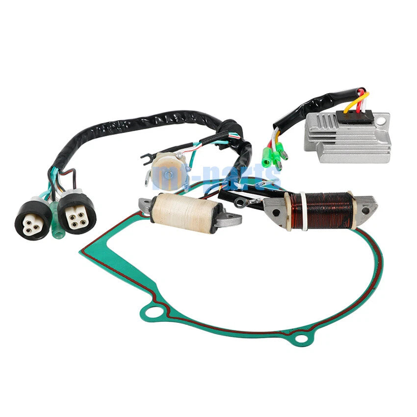Magneto Stator + Regulator Rectifier + Gasket for Yamaha YFM80 Badger (1985–1988)