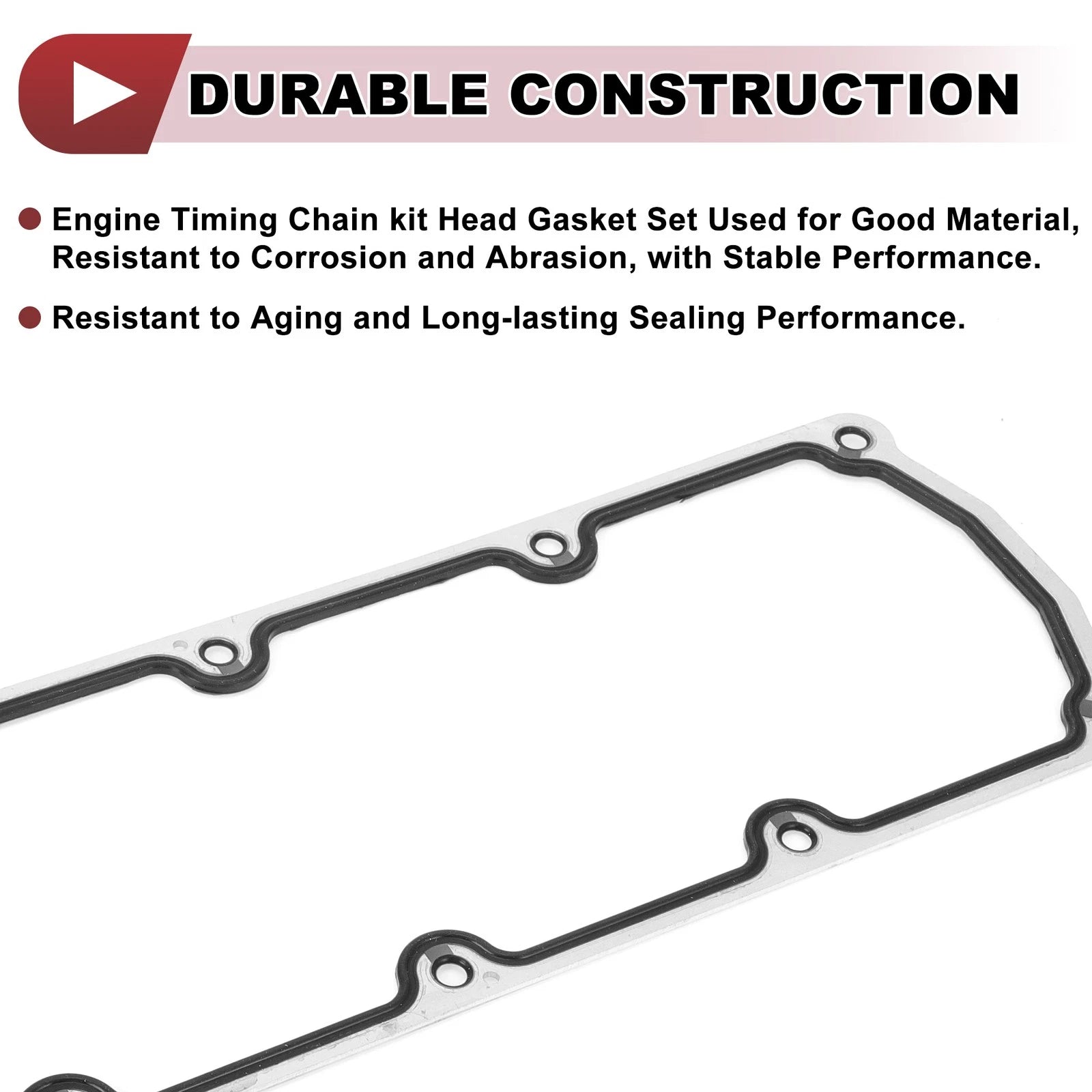 Engine Timing Cover Gasket Set for Chevrolet 4.8L 5.3L 6.0L 6.2L (2000–2023)