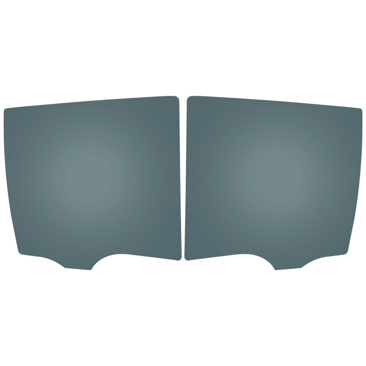 Set of 2 Rear Door Glasses for MKX Edge