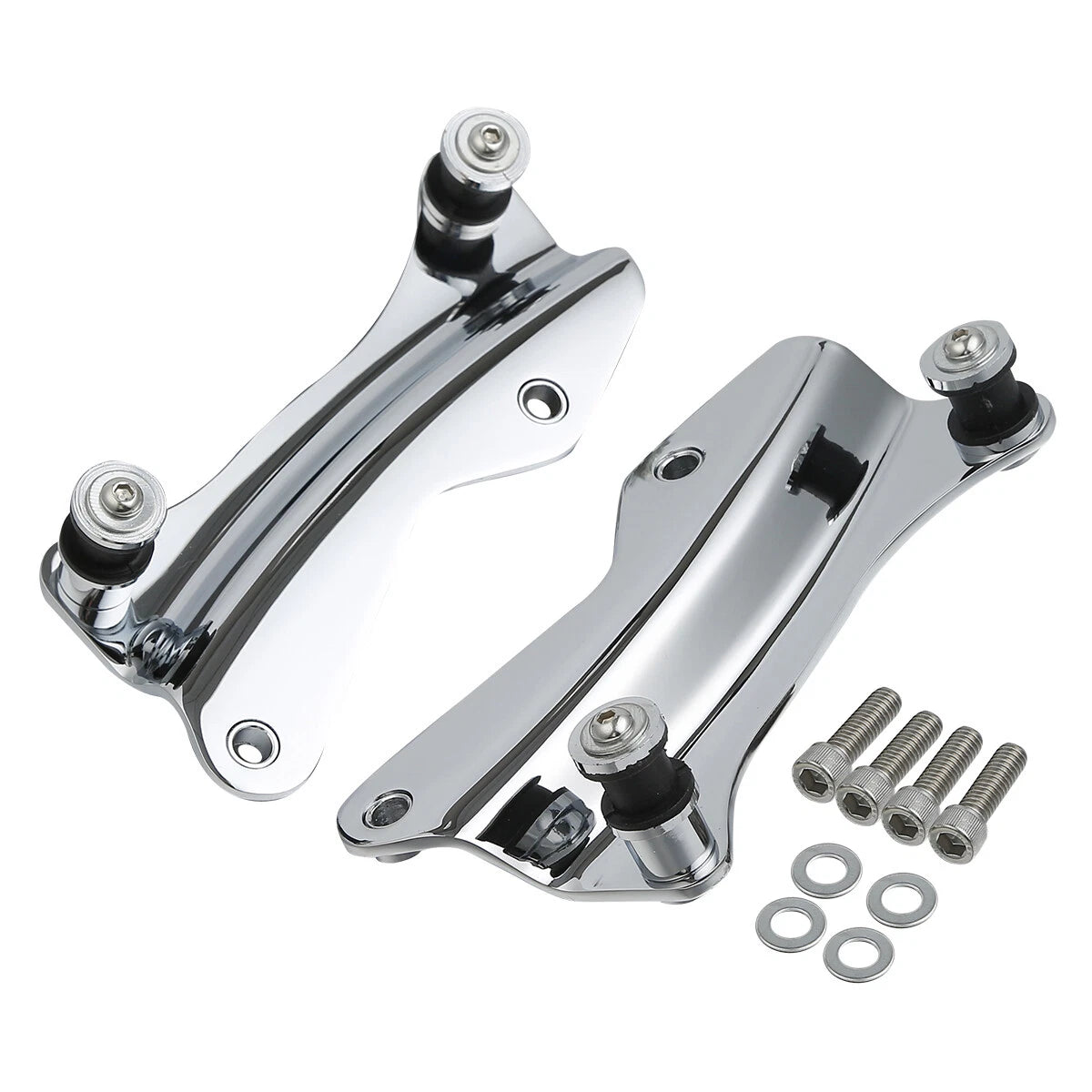 4 Point Docking Hardware Kit & Covers for Harley Touring Road Glide King (2014–2025)