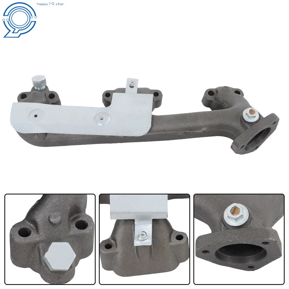 Pair of Exhaust Manifolds with Heat Shield for Chevrolet GMC C1500 K1500 (1988–1995)