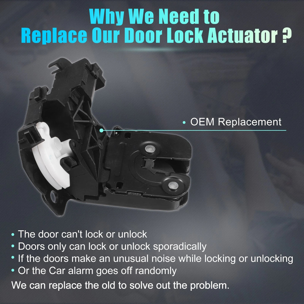 Rear Liftgate Door Lock Actuator for Audi A4 Quattro (2005–2008) No. 8P4827505D