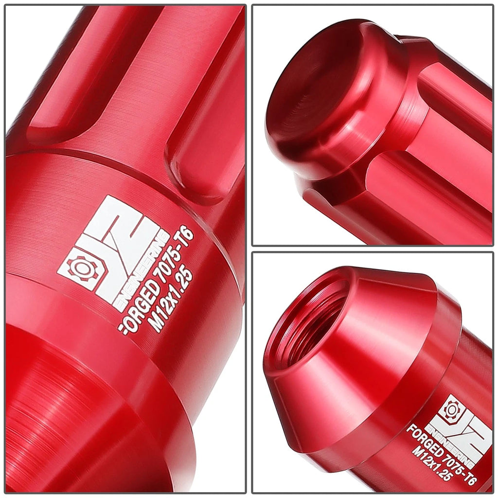 Set of 20 Closed End Lug Nuts M12 X1.25 24mm OD for J2