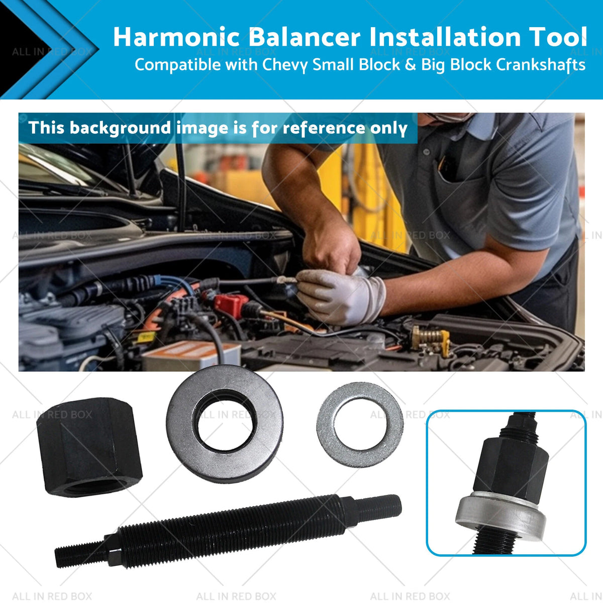 Harmonic Balancer Installation Tool for Chevy SBC BBC (66515)