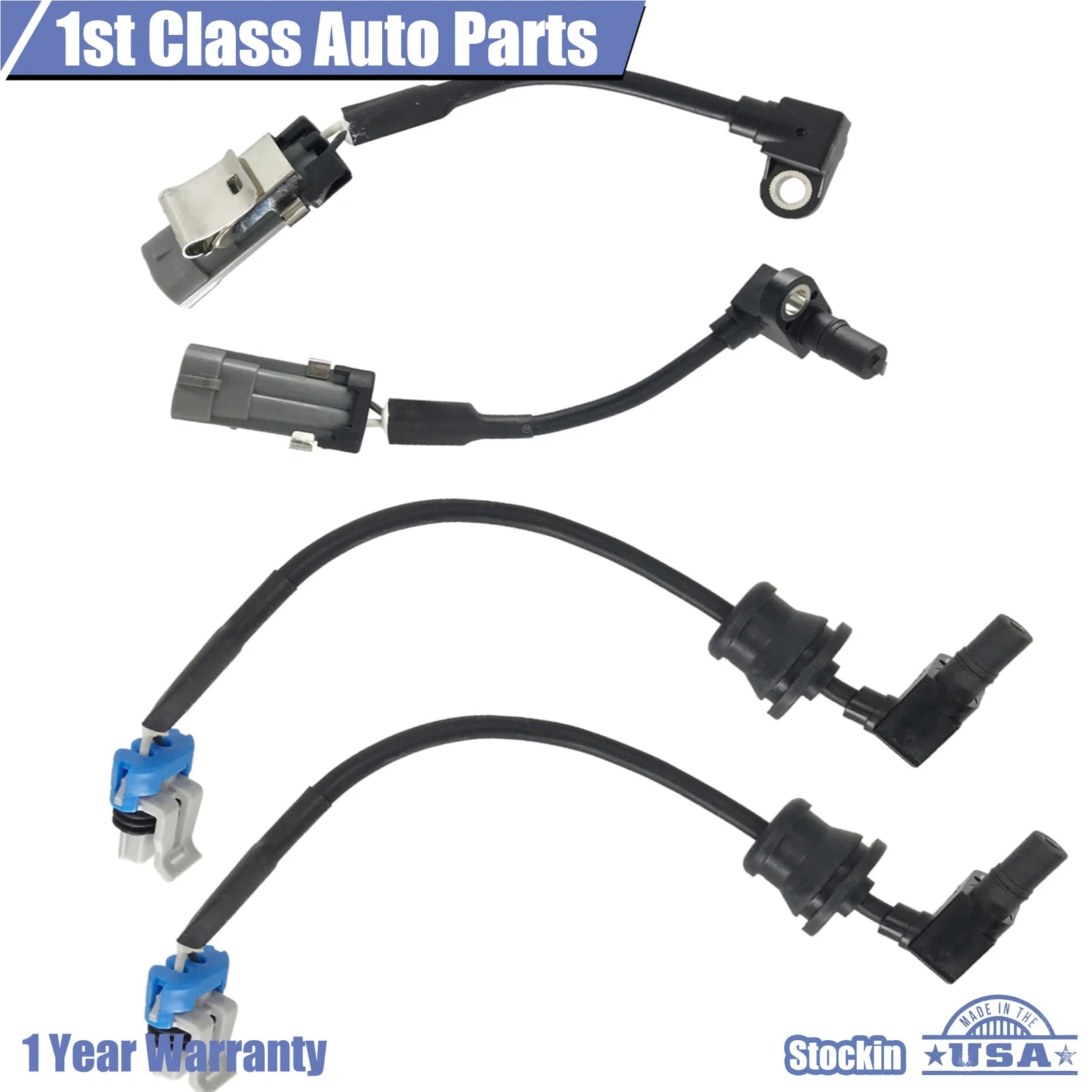Set of 4 ABS Wheel Speed Sensors for Saturn Vue (2002–2009)