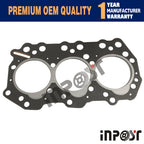 Head Gasket for Mitsubishi S3Q S3Q2 Engine Caterpillar 303.5C 303C (Graphite)