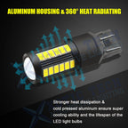 LED Backup Reverse Light Bulbs Xenon White for Honda Accord Civic (6K) (2013-2017)