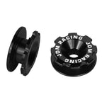 Set of 4 Aluminum Black Bumper Quick Release Fasteners for