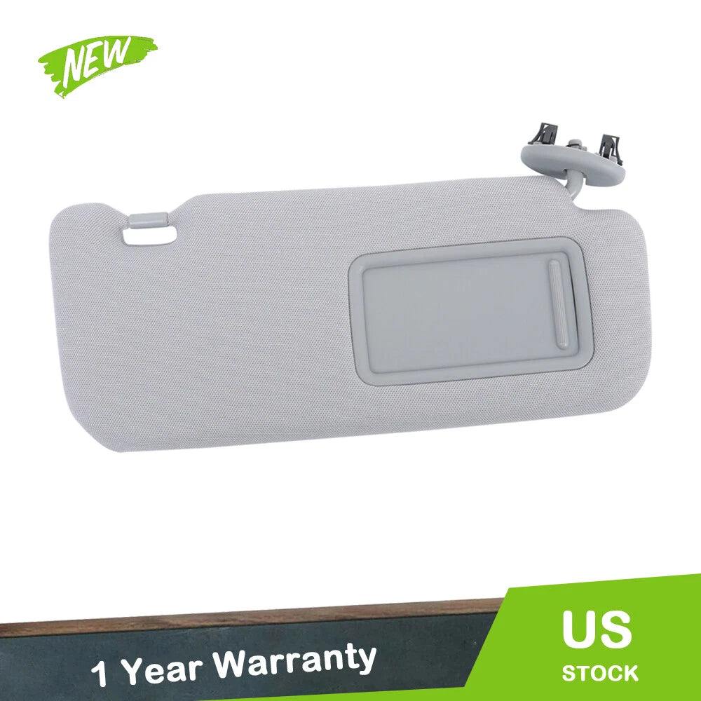 Sunvisor Gray Right Side with Mirror for Toyota Corolla (2009–2013)