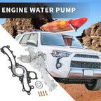 Water Pump for Toyota 4Runner (2010–2022) No. 1610039545 with Rubber Kit