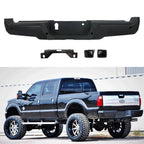 Rear Step Bumper for Ford F250 F350 (2017–2019) with Sensor Holes