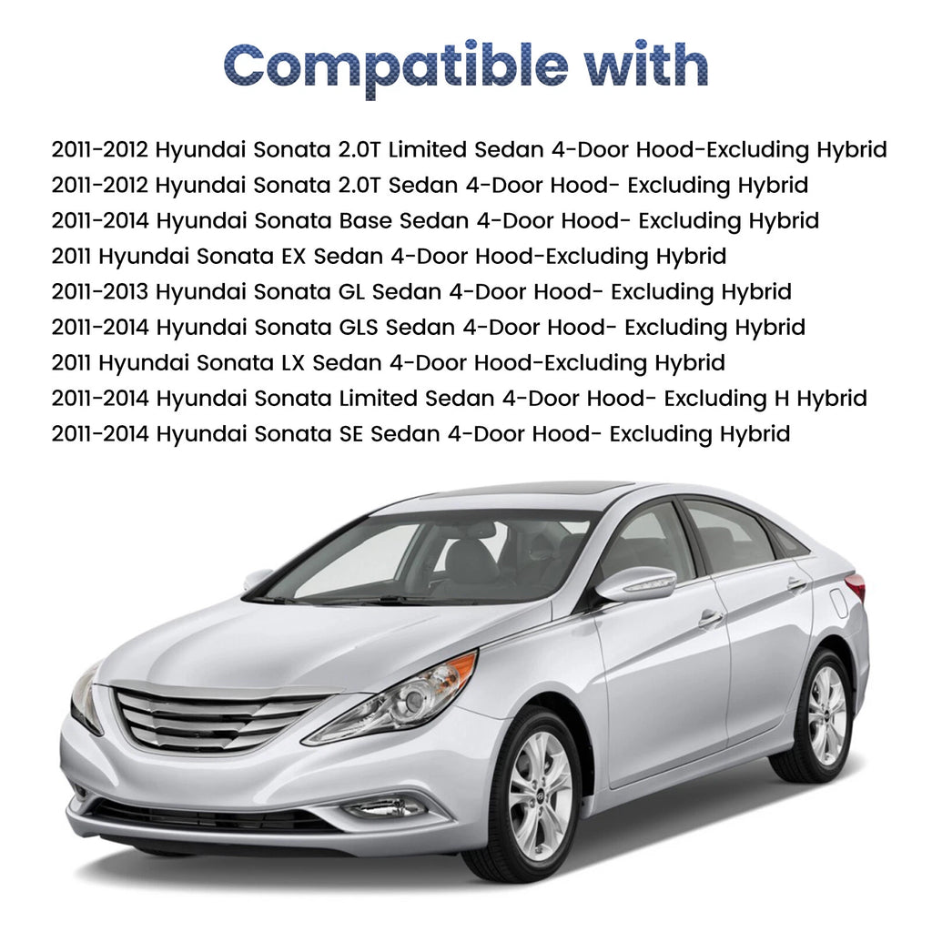 2 Gas Lift Supports for Hyundai Sonata (2011-2014)