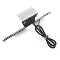 LED Brake Tail Light License Plate Mount Holder for Motorcycle Silver