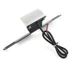 LED Brake Tail Light License Plate Mount Holder for Motorcycle Silver
