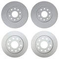 Brake Rotors Kit for Volkswagen Beetle, Golf, Golf SportWagen (288mm & 253mm)