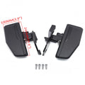 Black Omni Driver Floorboards Foot Pegs for Honda Gold Wing GL1800 (2018–2021)