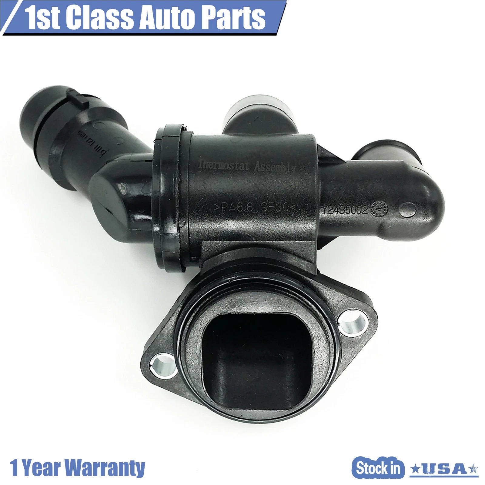 Thermostat with Housing for Audi A4 A4 Quattro (2005–2009)