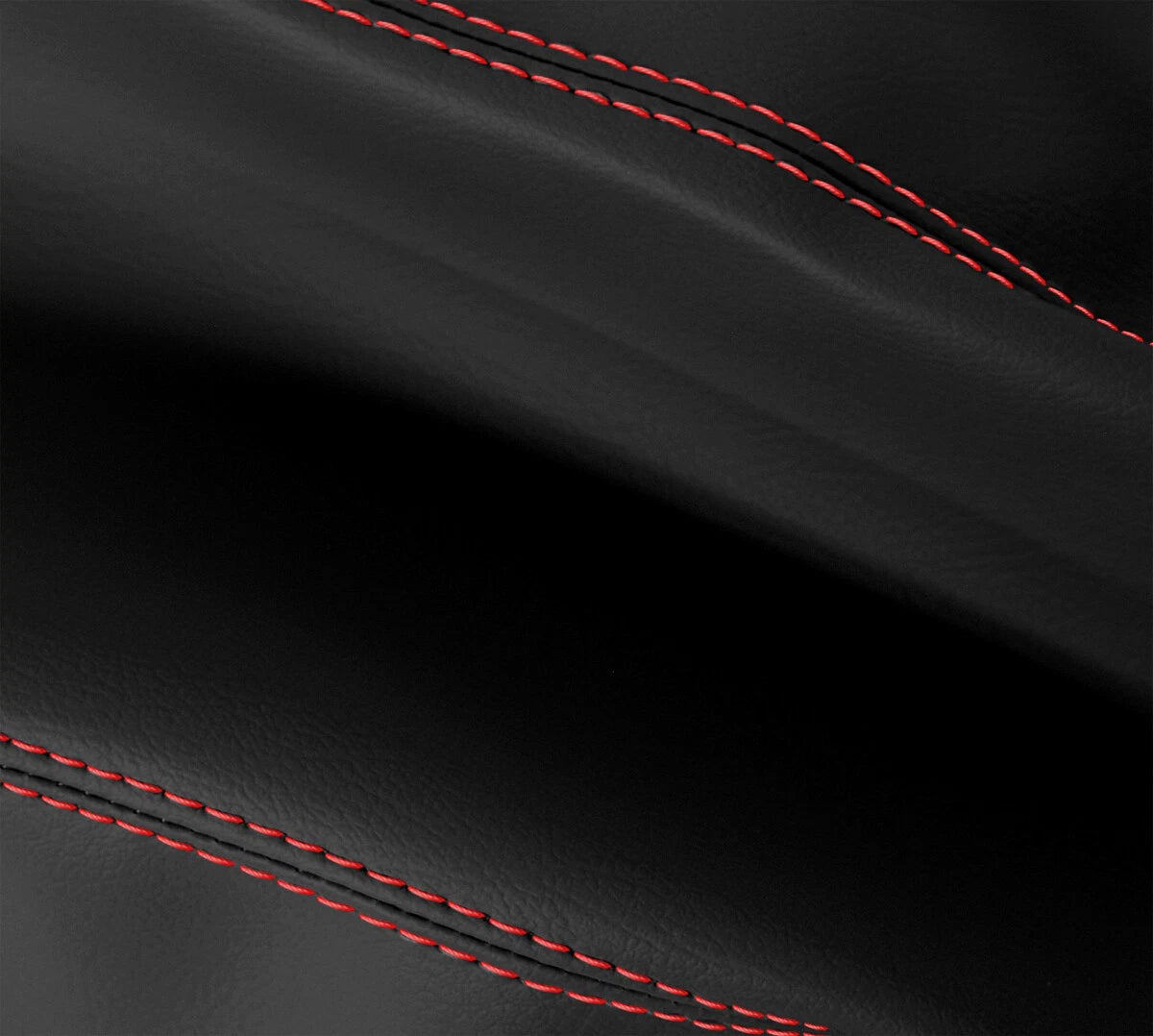 Center Console Lid Armrest Leather Cover for Discovery Sport (2015–2019) Red Stitch