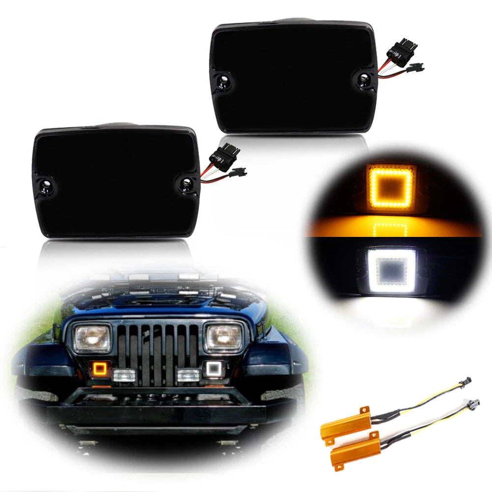 Switchback LED Turn Signal Light for Jeep Wrangler YJ (1987–1995)