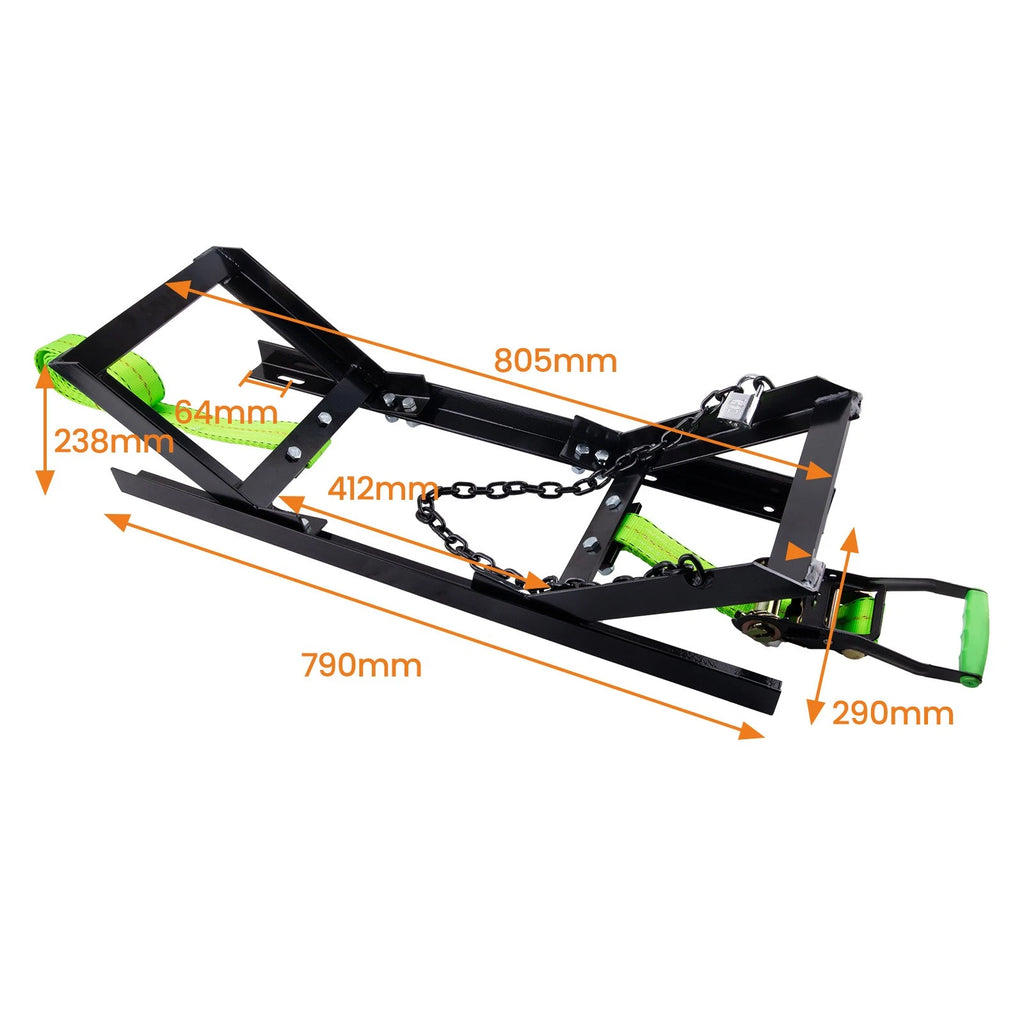 Adjustable Tire Rack Spare Tire Carrier Mount for Semi Truck