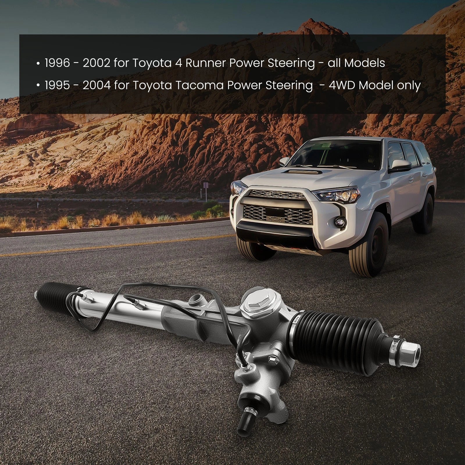 Power Steering Rack and Pinion for Toyota Tacoma (1995–2004)